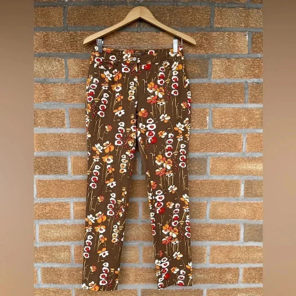 J. McLaughlin Floral Pants size 2 - Picture 1 of 10